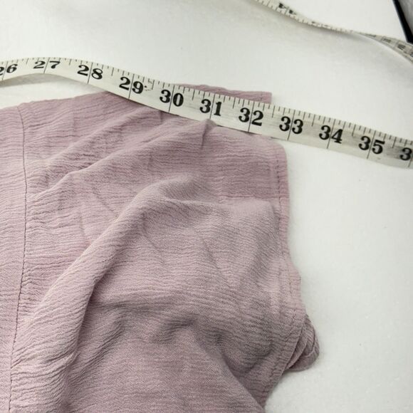 KNOX ROSE Dusty Pink Embroidered Knee Length Cottagecore Rayon Dress Small - Picture 7 of 10